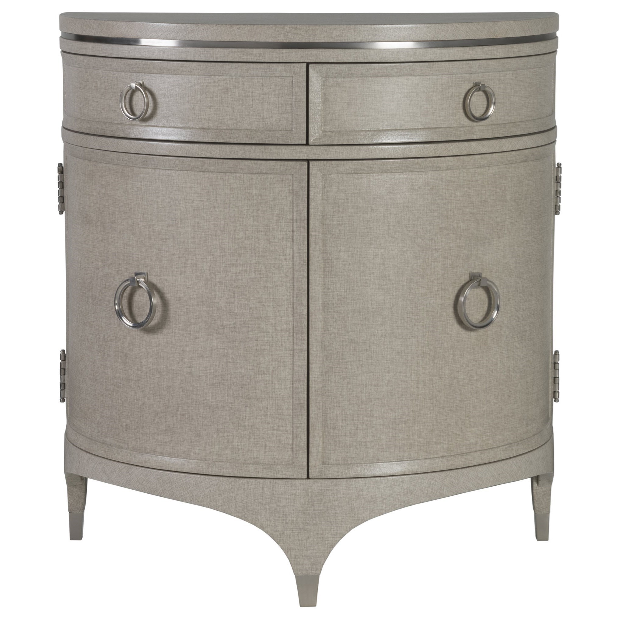 Artistica Zeitgeist Linen 2141972 Contemporary 2Door Demilune Accent